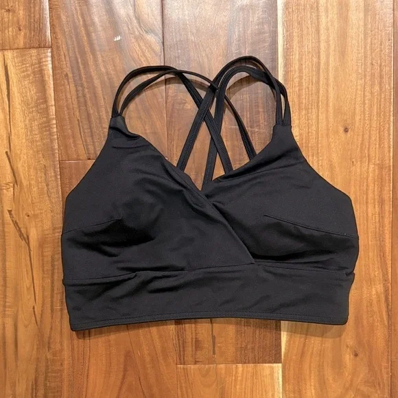 Strappy Longline Sports Bra - Picture 1 of 5